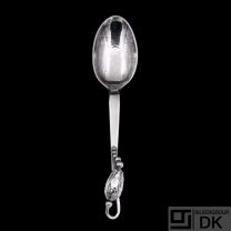 Georg Jensen. Silver Dinner Spoon, large 001 - Blossom / Magnolia.