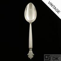Georg Jensen Silver Dinner Spoon, Large - Acanthus/ Dronning - VINTAGE