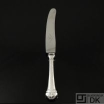 Danish Art Nouveau Silver Dinner Knife - Butterfly / Sommerfugl