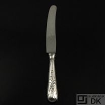 Heimbürger Silver Dinner Knife, L.  - Mistletoe / Mistelten 