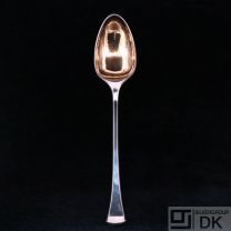 Hans Hansen. Silver Dinner Spoon, Gilded - Kristine 