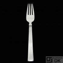 Georg Jensen. Sterling Silver Dinner Fork 012 - Blok / Acadia #46.