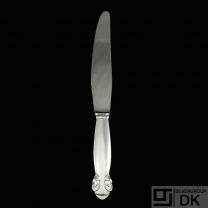 Georg Jensen. Sterling Silver Dinner Knife 013, short handle - Bittersweet / Pinje.