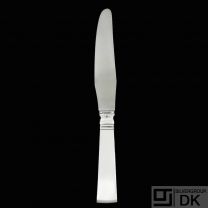 Georg Jensen. Sterling Silver Dinner Knife (S/H) 013 - Blok / Acadia #46.