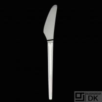 Georg Jensen. Sterling Silver Dinner Knife (L/H) 014 - Fregat / Argo #118.