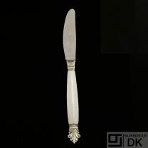 Georg Jensen Sterling Silver Dinner Knife, long Handle 014 - Acanthus/ Dronning - NEW