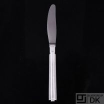 Hans Hansen. Silver Dinner Knife, serrated. No. 18 / Arvesølv nr. 18