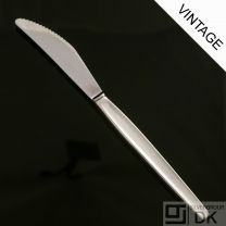 Georg Jensen Silver Dinner Knife, Serrated - Cypress/ Cypres - VINTAGE