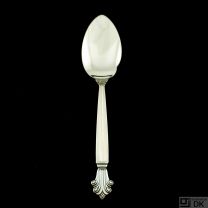 Georg Jensen Sterling Silver Gourmet Spoon 020 - Acanthus/ Dronning - NEW