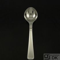 Georg Jensen. Sterling Silver Dessert Spoon 021 -  Koppel #101.
