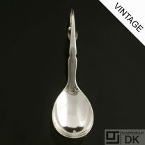 Georg Jensen Silver Jam Spoon - Ornamental/ Pyntebestik #21 - VINTAGE