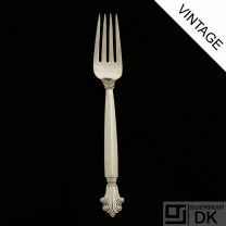 Georg Jensen Silver Luncheon Fork - Acanthus/ Dronning - VINTAGE