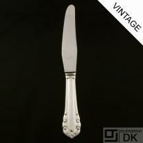 Georg Jensen Silver Luncheon Knife, Short Handle - Lily of the Valley/ Liljekonval - VINTAGE
