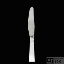 Georg Jensen. Sterling Silver Luncheon Knife (S/H) 023 - Blok / Acadia #46.