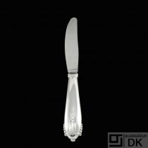 Georg Jensen. Silver Luncheon Knife (S/H) 023 - Akkeleje / Akeleje.