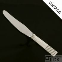 Georg Jensen Silver Luncheon Knife, Short Handle - Parallel/ Relief - VINTAGE