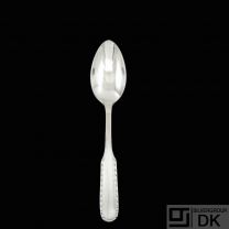 Georg Jensen. Silver Large Teaspoon / Child's Spoon 031 - Perle / Rope #34.
