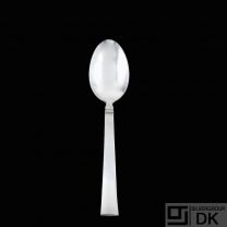 Georg Jensen. Sterling Silver Large Teaspoon / Child's Spoon 031 - Blok / Acadia #46.