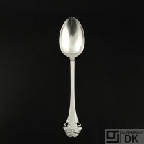 Danish Art Nouveau Silver Large Tea spoon / Child's Spoon 031 - Butterfly / Sommerfugl