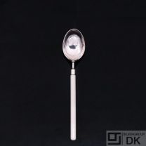 Hans Hansen. Silver Coffee spoon. Amalie