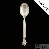 Georg Jensen Silver Coffee Spoon - Acanthus/ Dronning - VINTAGE