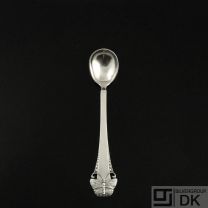 Danish Art Nouveau Silver Mocha Spoon - Butterfly / Sommerfugl