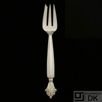 Georg Jensen Sterling Silver Pastry Fork 043 - Acanthus/ Dronning - NEW