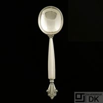 Georg Jensen Sterling Silver Bouillon Spoon 053 - Acanthus/ Dronning - NEW