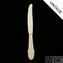 Georg Jensen All Silver Fruit Knife - Beaded/ Kugle - VINTAGE