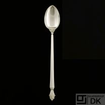 Georg Jensen Sterling Silver Iced Tea/ Latte Spoon 078 - Acanthus/ Dronning - NEW