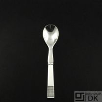Georg Jensen Sterling Silver Egg Spoon 085 - Parallel / Relief