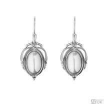 Georg Jensen Sterling Silver Earrings of the Year with Silverstone - Heritage 2017