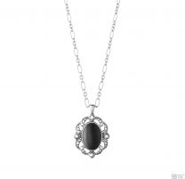 Georg Jensen Sterling Silver Pendant of the Year with Black Onyx - Heritage 2018