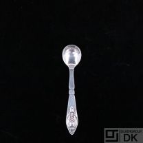 Georg Jensen. Silver Salt Spoon 103. - Fuchsia / Klokke #2.