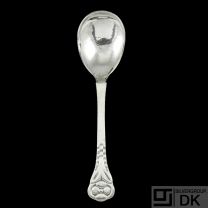 Evald Nielsen. No. 1 - Silver Serving Spoon, Large 27 cm.