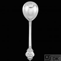 Evald Nielsen. No. 2 - Silver Serving Spoon. 27,6 cm.
