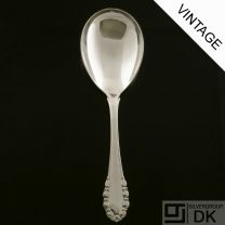 Georg Jensen Silver Serving Spoon, Large - Lily of the Valley/ Liljekonval - VINTAGE