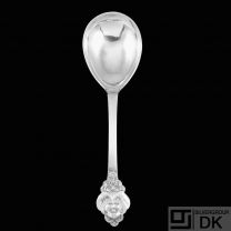 Evald Nielsen. No. 2 - Silver Serving Spoon. 25,4 cm.