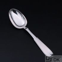 Hans Hansen. Silver Soup Ladle / Serving Spoon, XL. No. 1 / Arvesølv nr. 1