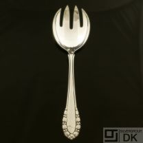 Georg Jensen Silver Serving Fork, Small - Lily of the Valley/ Liljekonval - NEW