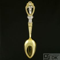 Danish Gilded Christmas Spoon, 1911 - A. Michelsen