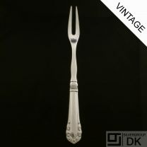Georg Jensen Silver Meat Fork, 2 Tines, Large - Lily of the Valley/ Liljekonval - VINTAGE