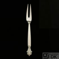 Georg Jensen Sterling Silver Meat Fork - 2 Tines 143 - Acanthus/ Dronning - NEW