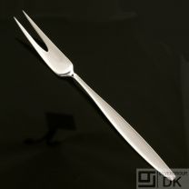 Georg Jensen Silver Meat Fork, 2 Tines - Cypress/ Cypres