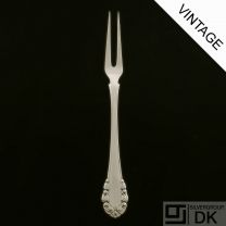 Georg Jensen Silver Cold Cuts Fork - Lily of the Valley/ Liljekonval - VINTAGE