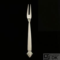 Georg Jensen Sterling Silver Cold Cuts Fork 144 - Acanthus/ Dronning - NEW