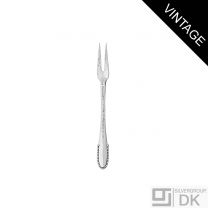 Georg Jensen Silver Cold Cuts Fork - Beaded/ Kugle - VINTAGE