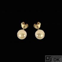 14k Gold Ball Earrings - Denmark.