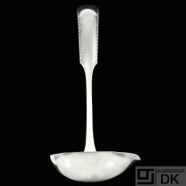 Georg Jensen. Silver Large Soup Ladle 151 - Perle / Rope #34.