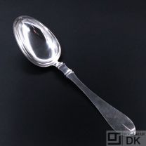 Hans Hansen. Silver Soup Ladle / Serving Spoon XL - No. 3 / Arvesølv nr. 3